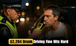 Drivers face a $2,204 drunk driving fine in 2025 across Australia with who is affected P Platers L Platers and full licence holders