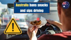 Australia New Distraction Rules Live 20 October 2025 – Road Etiquette no Snacks/Sips/Vapes Fines Cameras