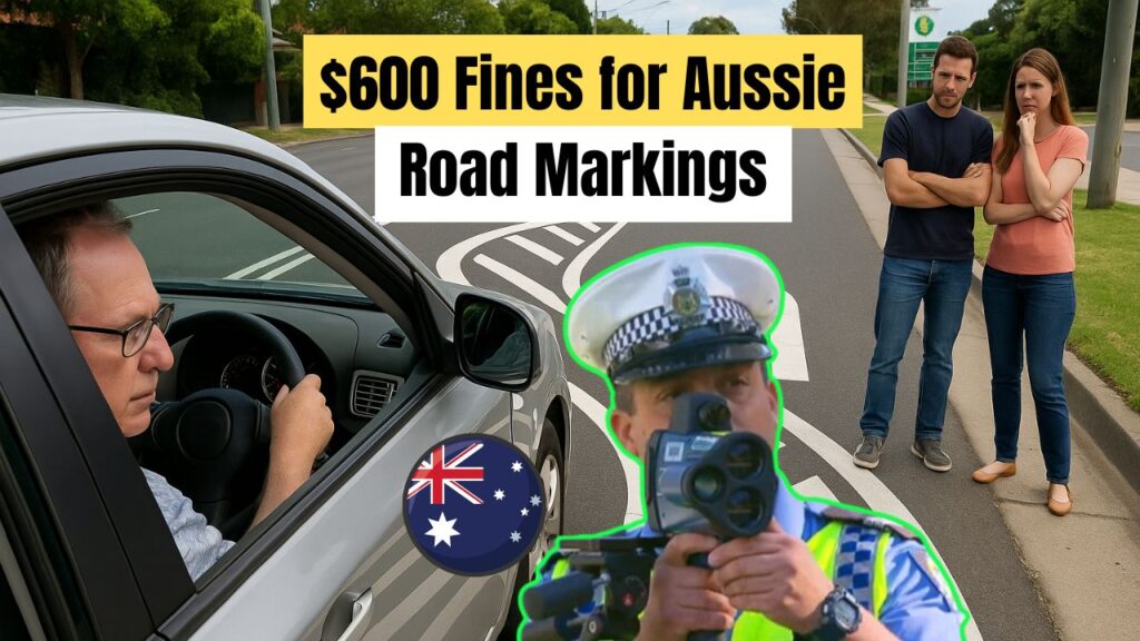 Confusing Aussie Road Markings