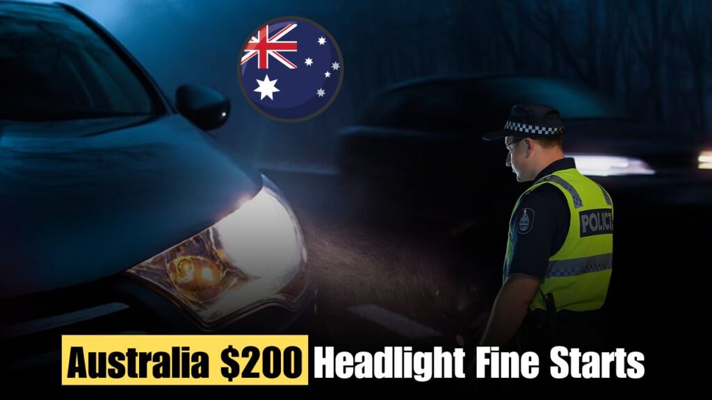 Fine for Headlight Misuse